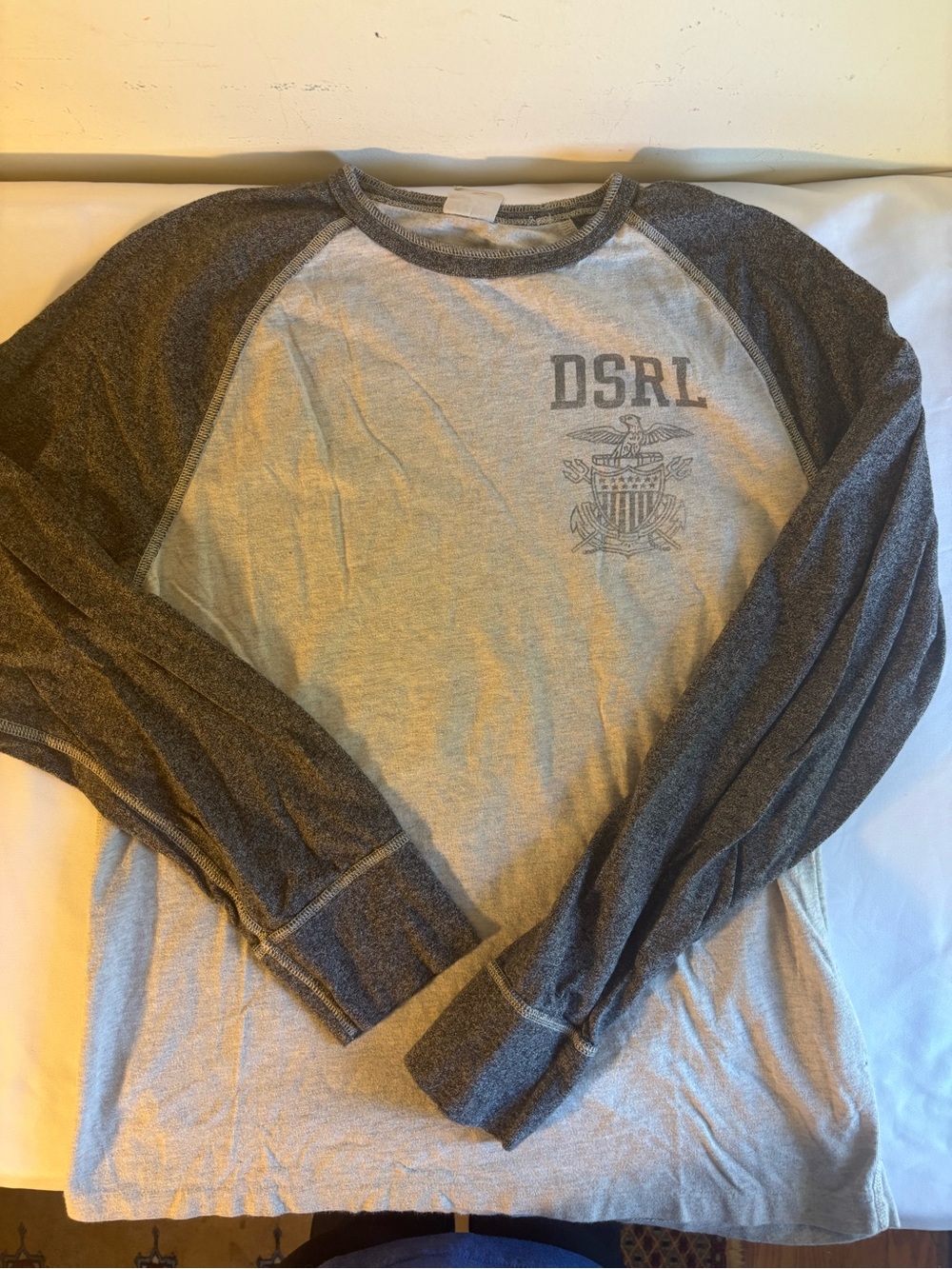 Ralph Lauren Denim & Supply DSRL Military Graphic Raglan Long-Sleeve T-Shirt